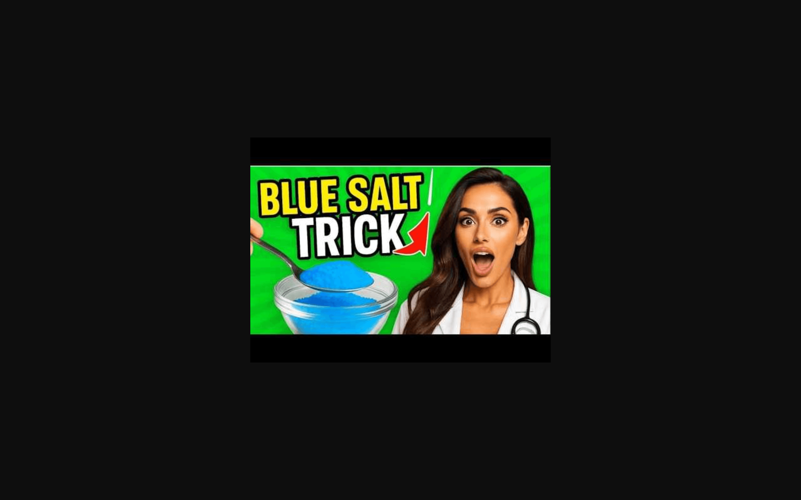 Thumbnail for Hvad er 15-sekunders salt-tricket, og virker det for rejsninger?